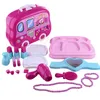 Enfants maquillage jouets filles jeux bébé cosmétiques semblant jouer ensemble coiffure maquillage beauté jouet pour fille développement jeu LJ201009