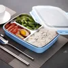 Lunch box Stainless Steel Portable Picnic office School Food Container With Compartments Microwavable Thermal Bento Box RRA11172