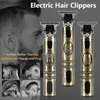 T9 USB Elektrische haar snijmachine Oplaadbare Clipper Man Shaver Trimmer voor mannen Barber Professional GX 220712