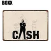 2021 Cash Music top Famous Movie Star Tin Sign Metal Retro Vintage Pub el Cafe Home Art Wall Decor Unique Gift Cuadros9382068