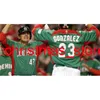 Baseball jerseys Mexico 23 Adrian Gonzalez 3 Luis 5 Brandon Julio Urias 48 Joakim Soria World Classic Jersey Green White S-4XL