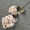 Fake Pagoda Hydrangea (2 Heads / Piece) 29.17 "Lengte Simulatie Herfst Hydrangeas voor Bruiloft Home Decoratieve kunstbloemen