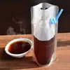 Trasparente Stand-up Bevanda Bevanda Caffè Sacchetti per imballaggio con cerniera in plastica Sacchetto richiudibile con chiusura a zip Sacchetto per conservare il trucco per bere cibo WQ439-WLL