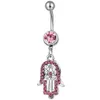 D0754 HAND BELLY NAVEL RING Mix Colors012345673967918