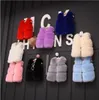 Baby girl fur vest Faux Fur baby vest / outwear vest / Waistcoats Girls Autumn Fashion Solid Color Vests / 11 colors available LJ200828