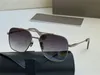 New Fight 007 인기있는 Symeta Sunglasses 남자 골드 레트로 스퀘어 프레임 패션 패션 아방가르드 스타일 최고의 품질 UV 400 렌즈 안경 송신 254b