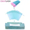 OkayLash 50 / 100PCS 3 i 1 bulk eyelash Förpackningspåse Shining Glitter Color Luxury Lash Pacage Box med ögonfransborstar
