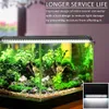 Nouveau Design 18W 78LED Lampe d'herbe à spectre complet 23,6 pouces Noir Lumières d'aquarium de haute qualité (Convient pour un aquarium de 23,6 à 31,49 pouces de long)