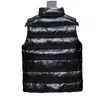 Black Men Winter Down Filled Vest Sleeveless Padded Puffer Nylon Thick Gilet Quilted Lightweight Warm6911895