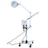 Oversea 3 i 1 UV Ozone Face Steamer Cold Light LED 5X MAGNIFIER GOLVLAMP FASSMAKNING LAMPLASE SPA SALON TOOL6992360