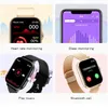 Lige 2021 Digital Watch Whate Women Sport Men смотрит на электронные светодиодные часы для запястья Android IOS Fitness Chock Watch 220216502321