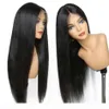 360 Frontal Full Lace Straight Perruques de cheveux humains pas cher droite pré-épilée avec des cheveux de bébé vierge brésilienne sans colle 360 Lace Front 3071540