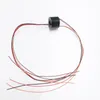 Hole 7mm Electric Collecting Slipring 1.5A 2/4/6 Wires Hollow Shaft Slip Ring Rotary Conductive Connector for Automation PTZ Robot