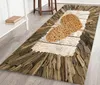 Printed Color Board Carpets Anti-Slip Flannel Area Rug Floor Mat Home Living Room Bedroom Decoration