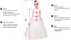 2020 Sainte Dentelle Tulle Princesse Robes De Fille De Fleur Longueur De Plancher Manches Capuchon Pageant Robes De Bal Fête D'anniversaire Robes2761