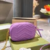 2021 Небольшой размер Woman Sumbag High Quality Howhide Crossbody сумка Классический волновой узор Женская роскошь дизайнеры