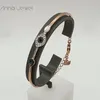 Jóias de luxo swarovskis mal olhado cobra corrente pulseiras simbólicas charme pulseira para mulheres homens casais com logotipo marca caixa cristal9699593