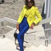 Women's Suits & Blazers Sexy V-neck Double Breasted Women Jacket Solid Casual Winter Short Style Office Ladies Blazer Skinny Coat1