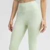 Nepoagym PULSE 25 "beurre doux côtelé Yoga pantalon sans couture avant femmes jambières d'exercices pour Gym Sports Fitness H1221