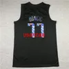 10 Styles 77# Doncic 2021 Black Rainbow Basketball Jersey