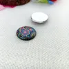 DIY accessories round glass patch cashew flower time gem hair Doll Manicure parts