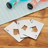 Stainless Steel Bottle OpenerBar Cooking Poker Playing Card of Spades ToolsMini Wallet Credit Card Openers DHD34284530611