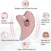 جديد الاهتزاز الكهربائية التدفئة الجمال الوجه رفع الصغير الحالي كشط صك guasha رقيقة الوجه مدلك كشط أداة