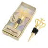 Diamond Crown Wine Stopper Huis Keuken Bar Tool Mode Milieubescherming Metalen Seal Stoppers Bruiloft Guest Gift