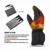 Heated Gloves Warm Rechargeable Electric Gloves Touchscreen Gloves Winter Warm Thermal Ski Cycling Mittens Outdoor Climbing Mitten2679567