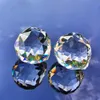 40 mm bola de cristal claro cristal prismas suncatcher araña cristales colgantes accesorios diy grano cortina colgante ornamento h jll2617687