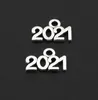 300 шт. Silver Color 2021 год Подвески Номер Кулон Ожерелье Рейцерезы делают выводы Ювелирные изделия 7x11mm