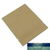 7*10cm 200pcs/ Lot Heat Seal Paper Mylar Pack Bag Tea Coffee Biscuit Open Top Kraft Paper Aluminium Foil Water Proof Pouch