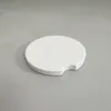 Boşluklar Araba Kupası Barbahaları Emici Araba Bardak Serigrafi Oto Cupholder Coaster Kolaylaştırılması İçin Seramik Taş