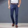 JIUBL Men's stretch-fit jeans business casual klassieke stijl mode denim broek comfortabele mannen broek 201128