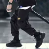 Streetwear Techwear pantalon de jogging multi-poches noir homme H1223232K