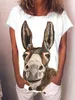 DWaO imprimer t-shirts nouvelle mode hommes femmes t-shirt 3d 3D chat cavalier équitation drôle espace galaxie été t-shirt tees6056018