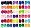 6 inch 40 kleurrijke kinderen meisjes grote massief lint haar bowclips met grote haarspelden boetiek haarclips haaraccessoires 25 stks/