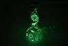 8 Inch 20CM Heady Bong Assorted Color Multi Glow In The Dark Castle Glass Beaker Bong Hookah Water Pipe Glass Water Bottles Dab Rig