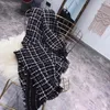 Nuevo otoño invierno para mujeres039s bufanda de bufanda diseñadora bufandas a cuadros estampados de chales suaves pashmina femme femme de tamaño largo2360814