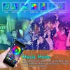 Bluetooth LED Strip Lights RGB Light Kit 16.4ft 32.8ft 150LED SMD5050 Waterproof Music Sync Color Changing