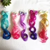 Hair Accessories 1 Pcs Child Bow Clip Long Gradient Curls Hairpin Ribbon For Girls Kids Sweet Fashion Cute Headband Styling Tool