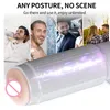 Automatic Telescopic Wearable Masturbator For Men Adjustable Articulate Arm Penis Massager Male Aircraft Cup Sex Toys274T9379825