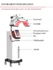 650nm diod laser hårväxt maskin håravfall produkter rött ljus 4 stycken kuddar 260 st lampor med stor pekskärm Mycket lätt drift ökar blodflödet