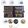 150Pcs Brush Children Pencil Set Art Painting Colored Pen Gift Set Box Kid Student Paintbrush Watercolor Brush Pen Stationery VT2000