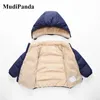 Mudipanda 2020 inverno Parkas Giacche per bambini per ragazze ragazzi caldi con velluto spesso cappotto per bambini esterno overboat neonate lj201125