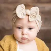 Baby Headbands Bohemian Children Fair Bare Baby Band Netgted Solid Color Elastic Hair Band GD45