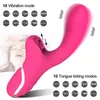 NXY Vibromasseur Vibromasseur léchant la langue pour les femmes Point G Stimulateur de clitoris féminin Masseur Gode Sex Toys Marchandises Adulte 18 0407