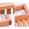 OUNONA Bathtub Trays Bathroom Bamboo Bathtub Storage Rack Bathroom Shelf Rack Shower Organizer Shelves Holder T200413