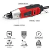 6.5mm Chuck Dremel 260W Mini Electric Drill Engraver Rotary Power Tool Lucidatrice Rettifica penna per incisione con accessori 201225