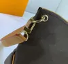 Bolso nuevo a estrenar original de cuero retro correa de hombro ajustable empalme de cuero de vaca bolso de hombro funcional de moda multifuncional249M